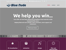 Tablet Screenshot of bluenude.com.au